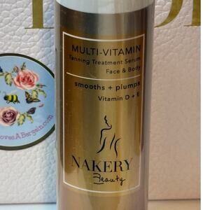 Nakery Beauty Multi-Vitamin Tanning Treatment Serum Face & Body-150mL-NEW SEALED